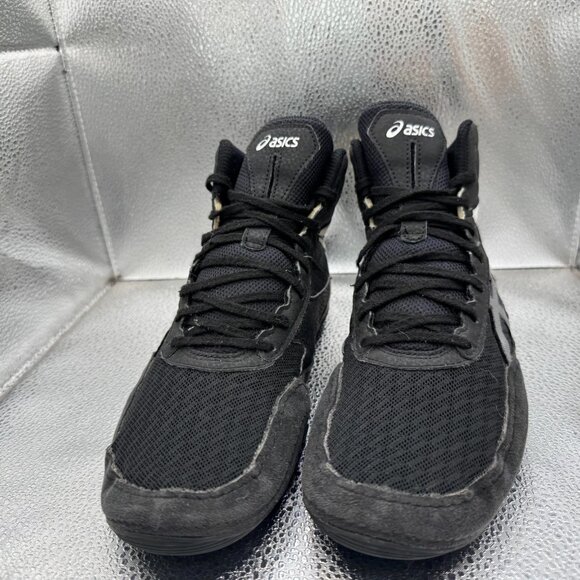 Size 7.5‎ Asics Matflex 6 Wrestling Mens Black White Boxing Sneakers 1081A021 main image 9